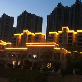荆门某地产亮化
