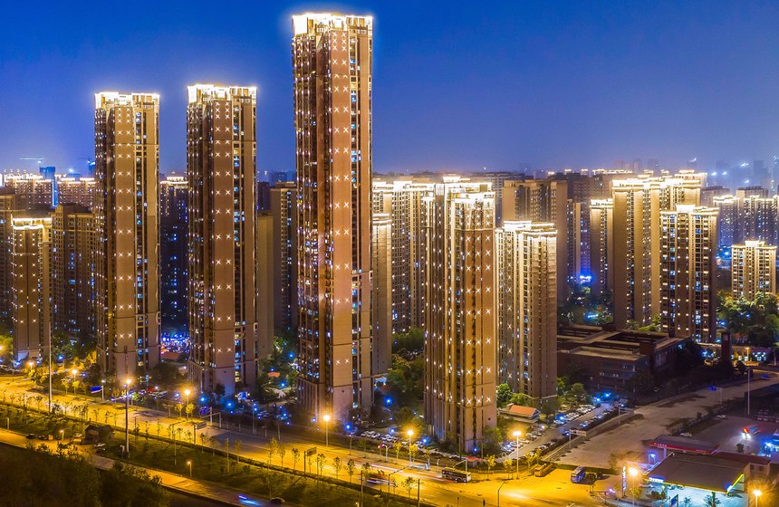 武汉万科地产亮化工程